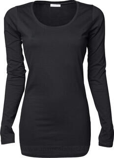 Ladies Stretch LS Tee Extra Long 4. picture