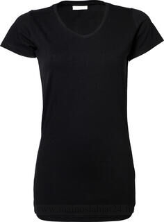 Ladies Stretch Tee Extra Long 2. picture