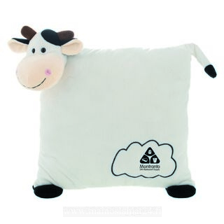 Cow pillow with cloud for printing purposes